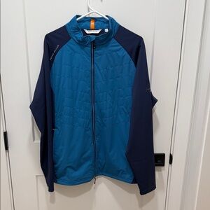 Peter Millar Men's Bold Blue and Navy Performance Jacket